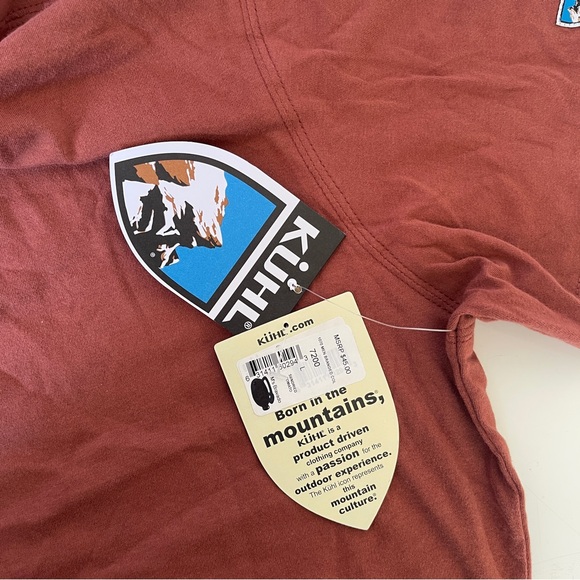 NWT Kuhl Men's Tshirt Sundried Tomato Color Size Large - Picture 5 of 7